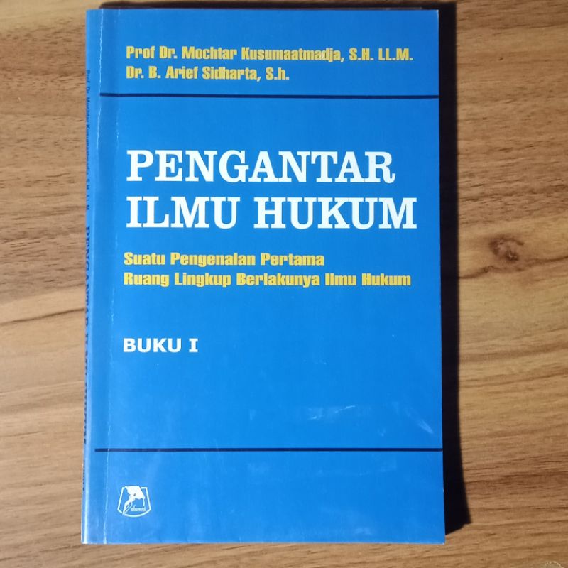 Jual BUKU PENGANTAR ILMU HUKUM BUKU I MOCHTAR KUSUMAATMADJA | Shopee ...