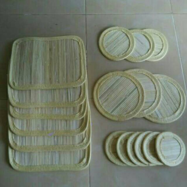Jual Dinner set Rotan | Shopee Indonesia