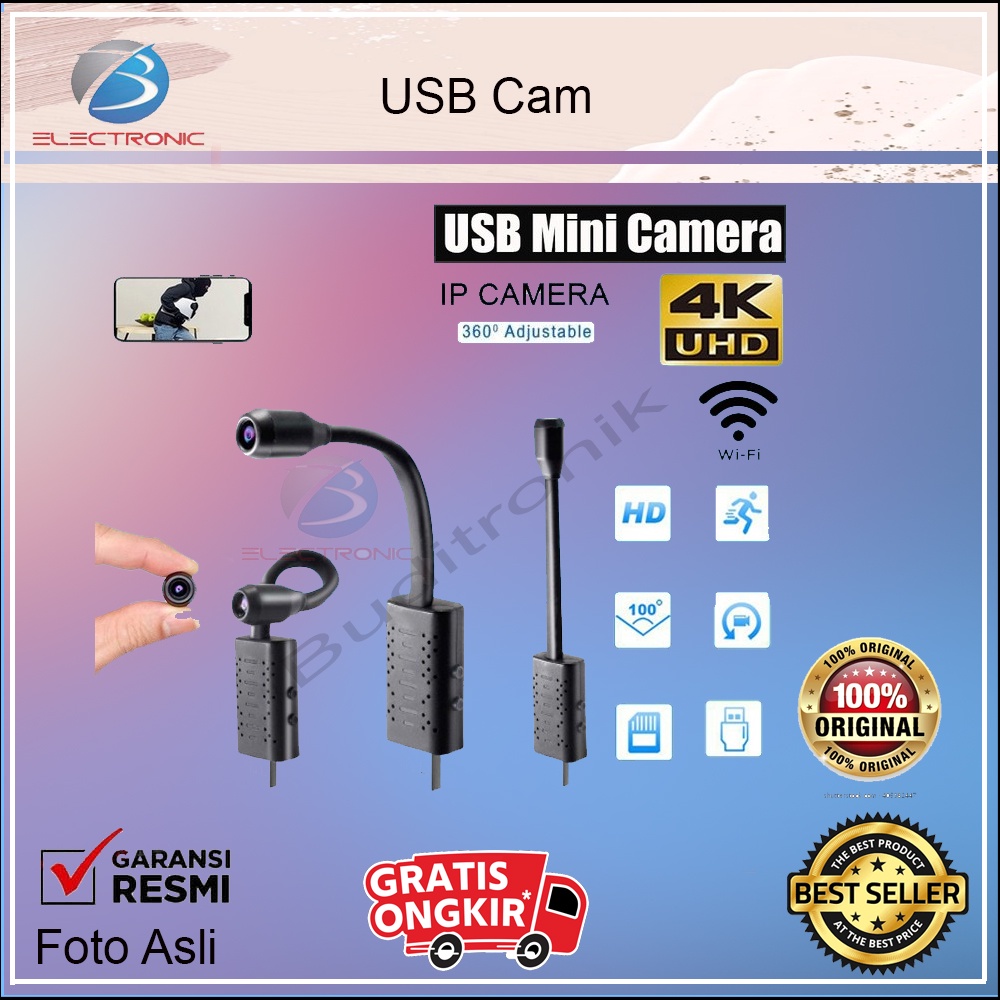 Jual Smart Mini Camera Wifi Usb Ip Camera - Spy Camera USB Flexible ...