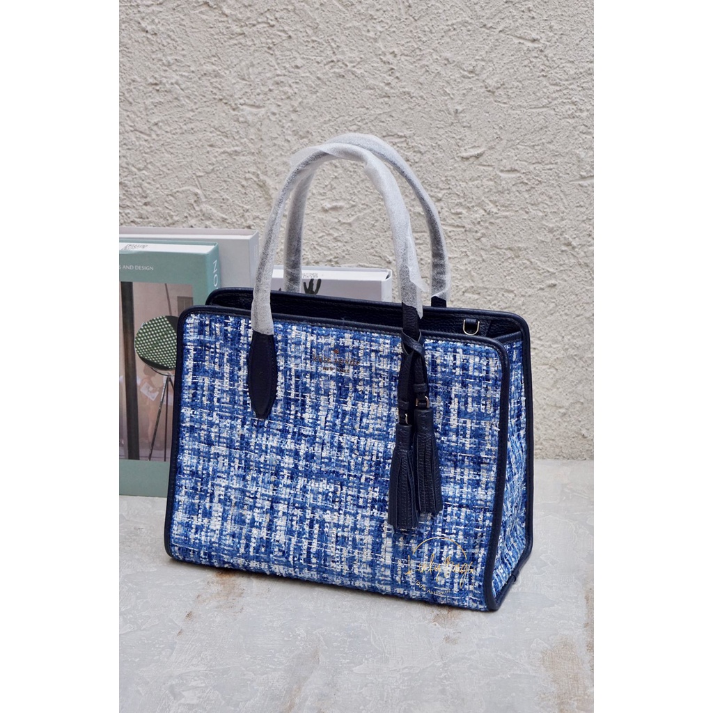 Jual Kate spade medium top zip satchel rowe (authentic / original