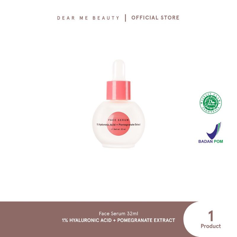 Jual Dear Me Beauty 1 Hyaluronic Acid + Pomegranate Extract Face Serum