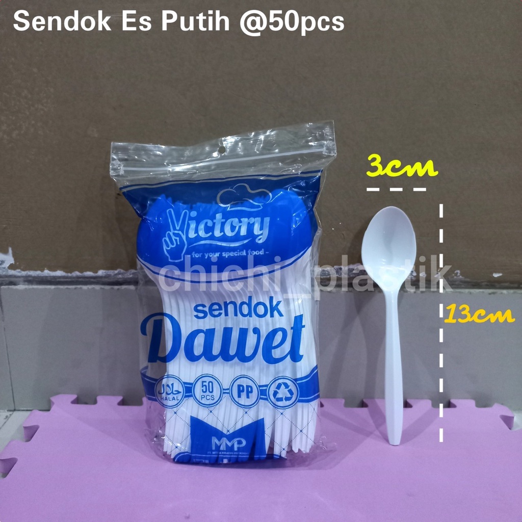 Jual Sendok Es Putih Susu Sendok Es Sendok Warna Sendok Jelly