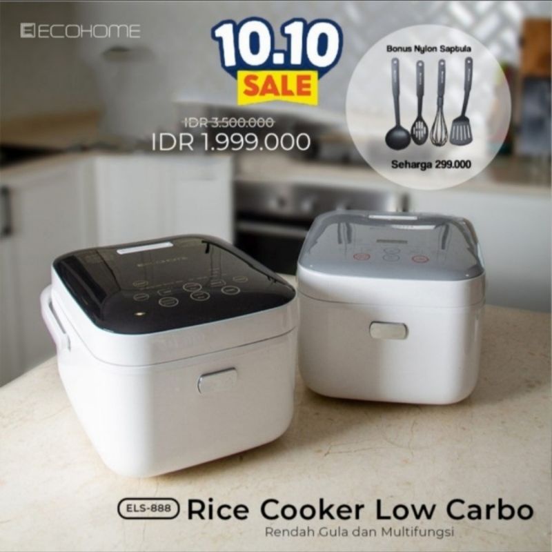 Jual Ecohome Rice Cooker Low Carbo Shopee Indonesia