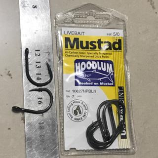 Jual Mustad 10827NPBLN Hoodlum Hook - Size 1/0 di Seller Retail Indo Global  - Cengkareng Timur, Kota Jakarta Barat