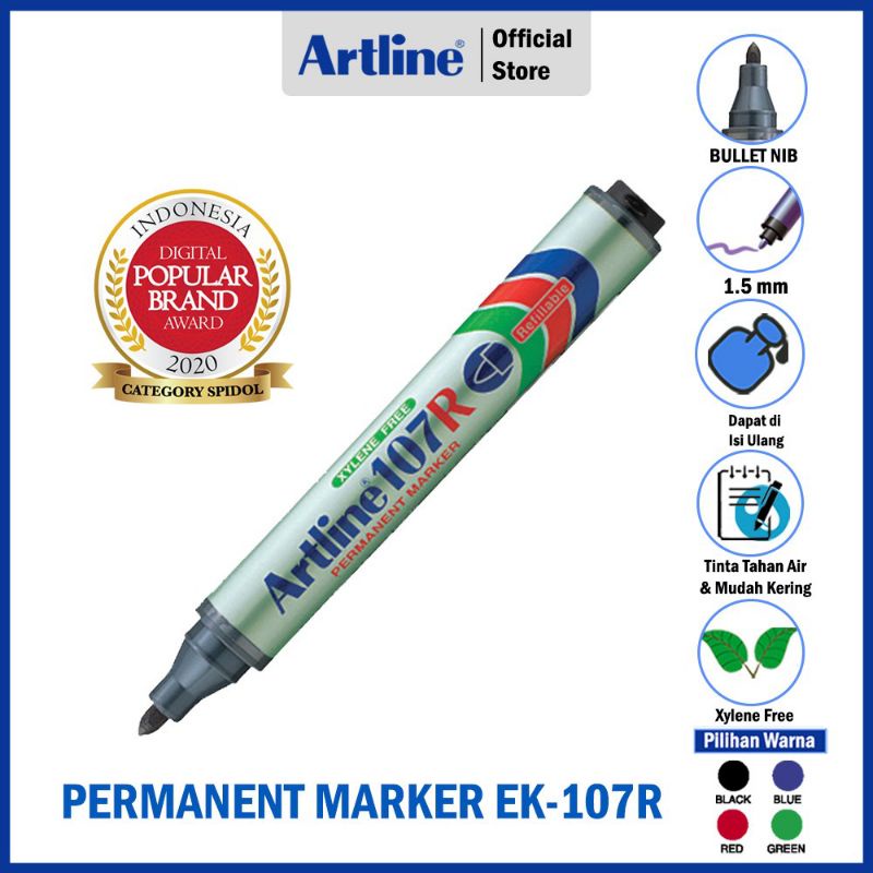 Jual Spidol Permanen Marker Artline | Shopee Indonesia