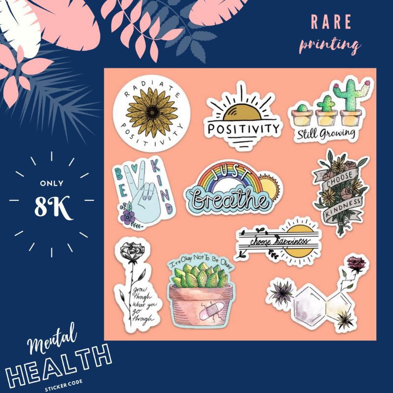 Jual STIKER CASE LUCU MURAH MENTAL HEALTH | Shopee Indonesia