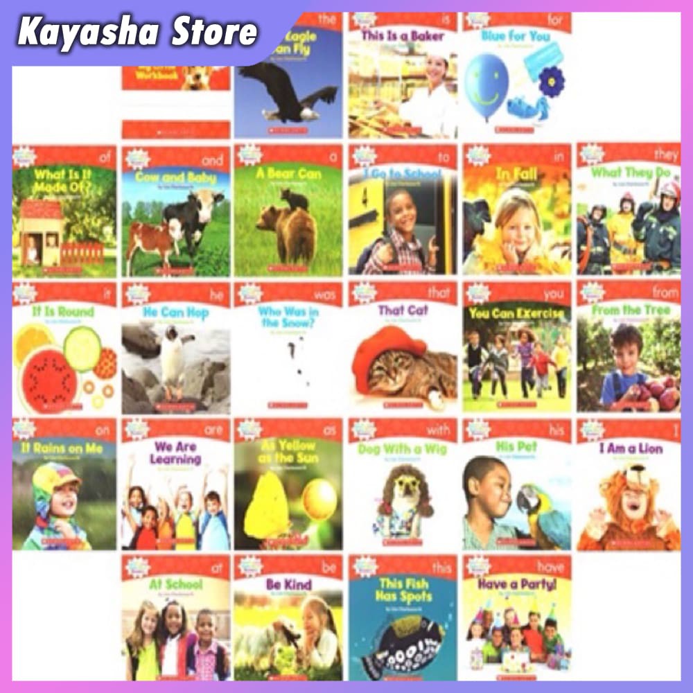 Jual KYS SCHOLASTIC NON FICTION SIGHT WORD READERS LEVEL A D BUKU ...