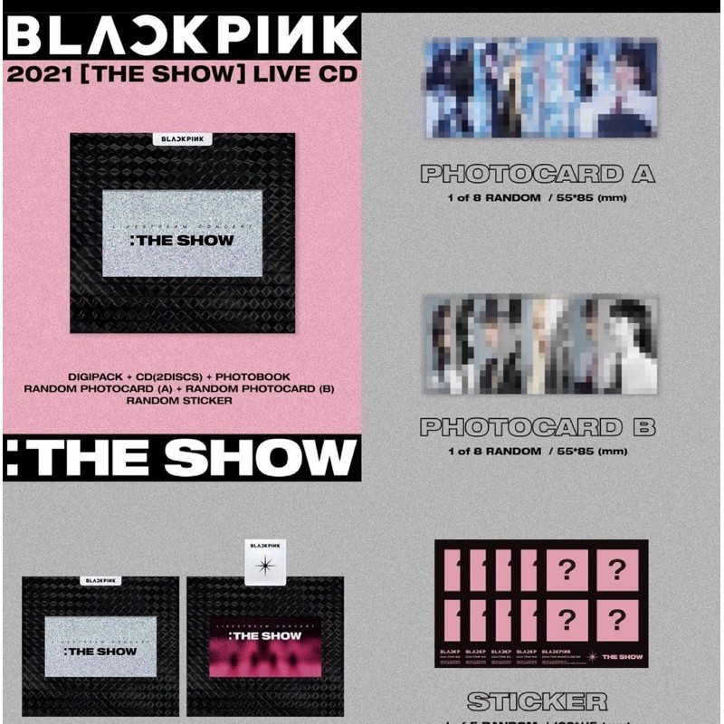 Jual BLACKPINK 2021 The Show Live CD | Shopee Indonesia