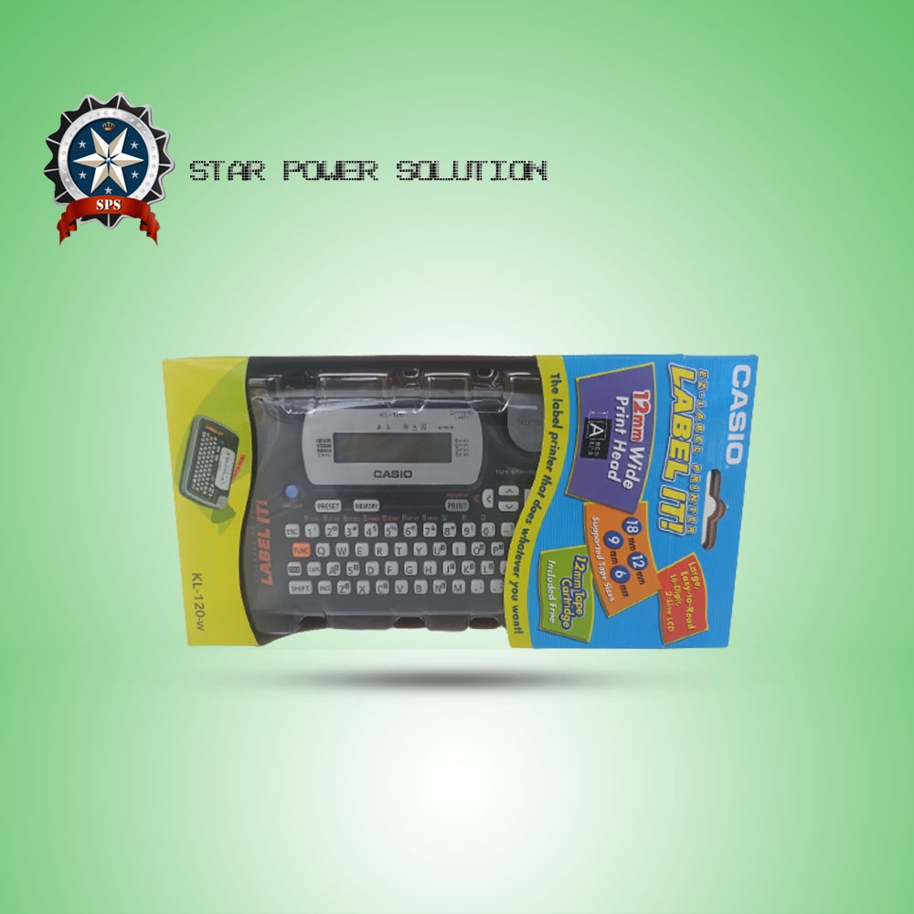 Jual Label Printer CASIO KL120 by Star Power Shopee Indonesia
