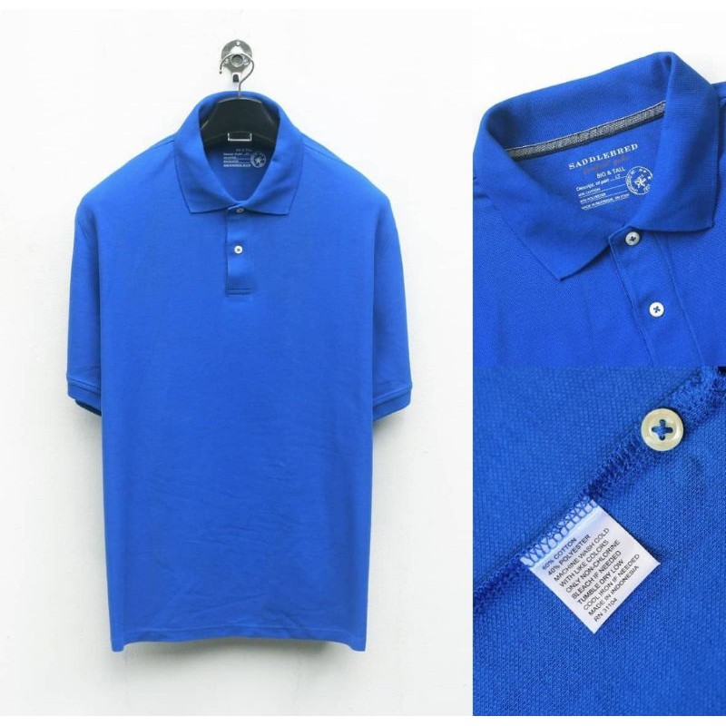 SADDLEBRED Polo shirt blue and soft Blue