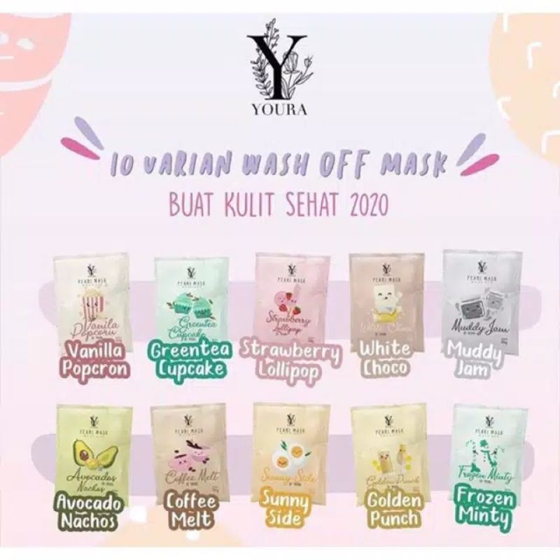 Jual MASKER PEARL BY YOURA (10 GRAM) | Shopee Indonesia