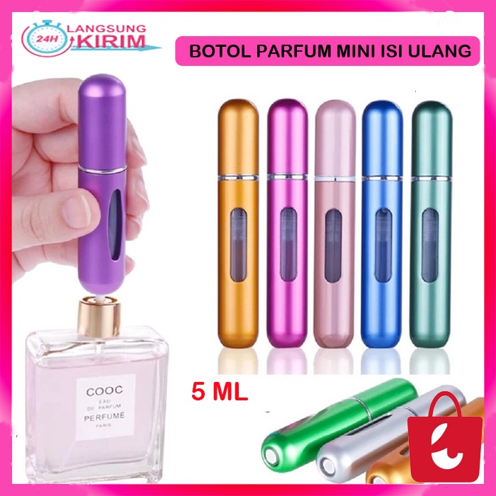 Jual [Bisa Cod] Botol Parfum Parfume Mini Travel Botol Parfum Isi Ulang ...