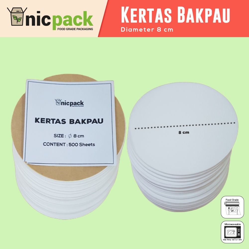 Jual Kertas Alas Bakpao Bulat Diameter Cm Shopee Indonesia