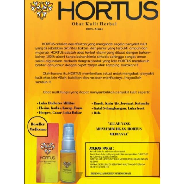 Jual Hortus Obat Kulit Herbal Alami Shopee Indonesia