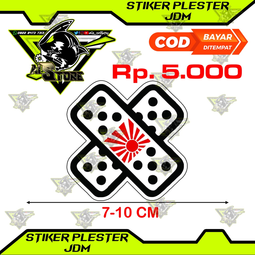 Jual Stiker Plester JDM Shopee Indonesia