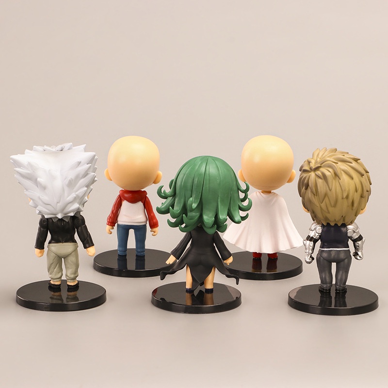Jual One Punch Man Saitama Genos Tatsumaki Garou Model A 5pcs/Set Anime ...