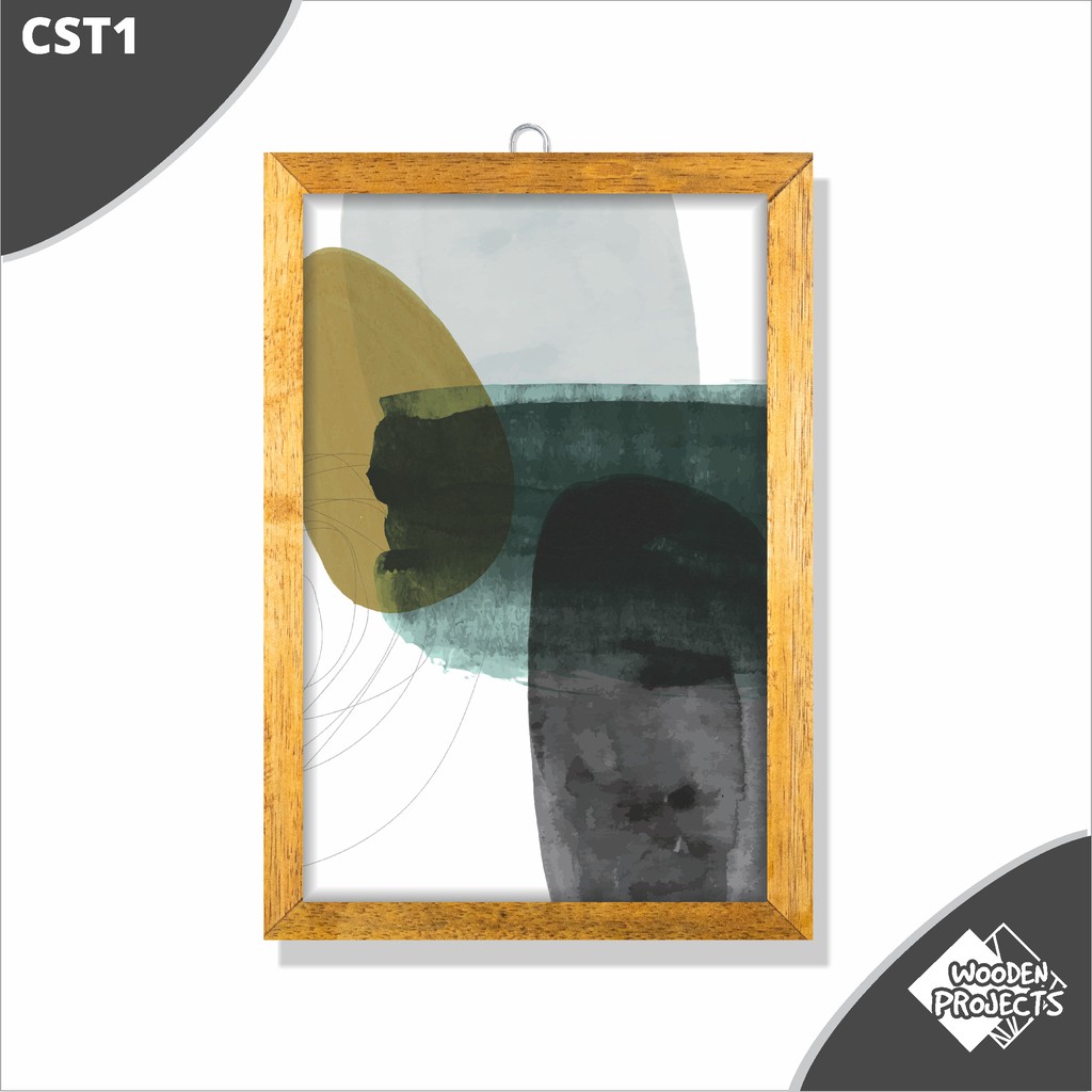 Jual Wooden Projects Frame Kayu Hiasan dinding rumah aesthetic dekorasi ...