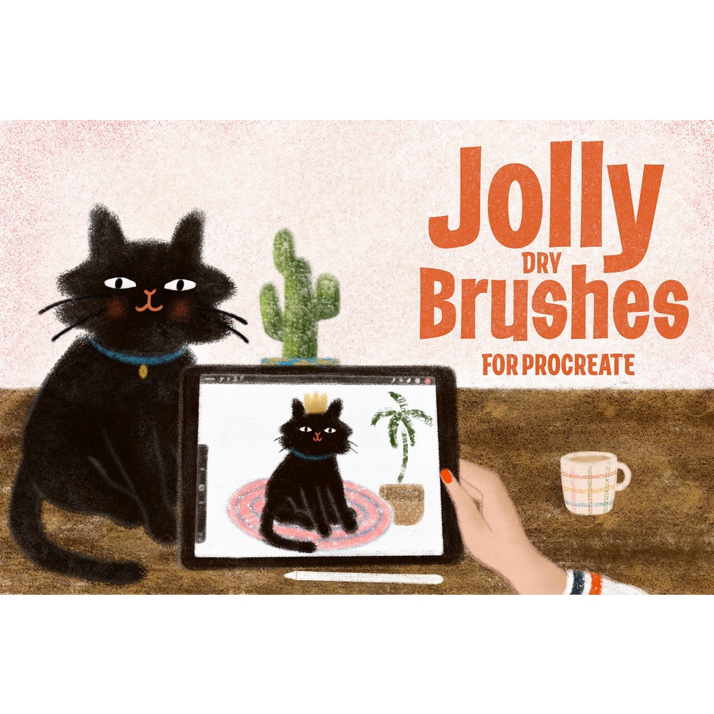 Jual Procreate Brush - Jolly Dry Brushes for Procreate | Shopee Indonesia