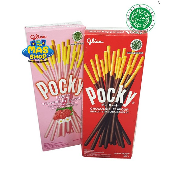 Jual Pocky wafer stick rasa strawberry & chocolate | Shopee Indonesia