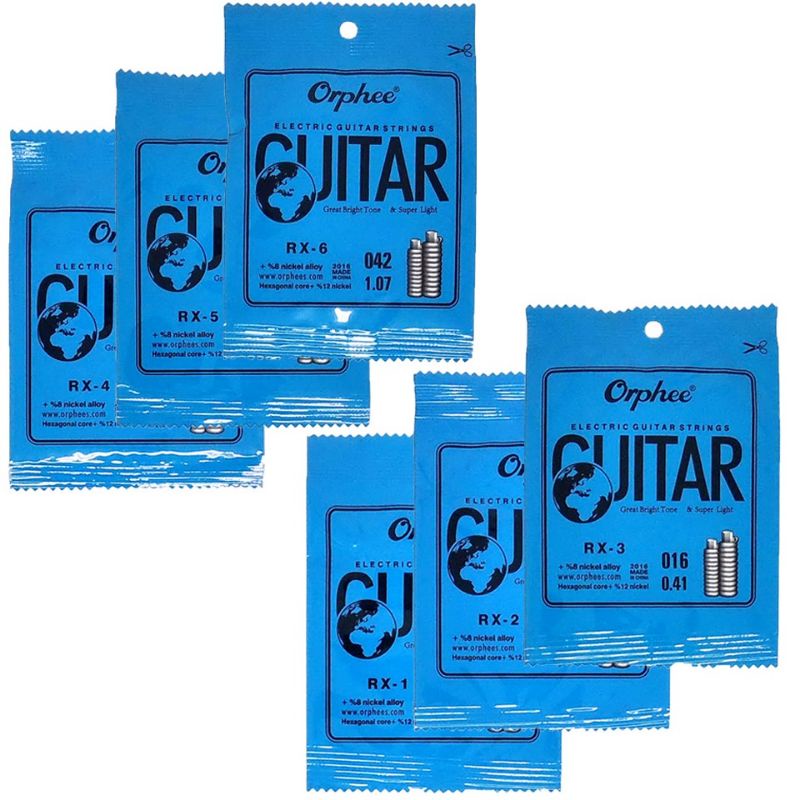 Jual Pcs Senar Gitar Elektrik Satuan Eceran Orphee Rx Untuk Senar No Shopee