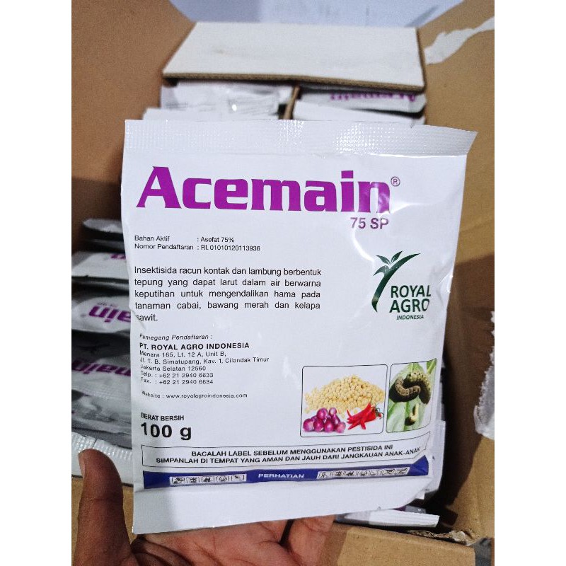 Jual Insektisida Acemain 75 SP Asefat dari PT. Royal Agro Indonesia ...