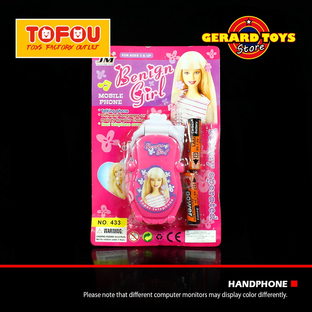 Jual Mainan Handphone Mobile Phone Benigan Girl MURAH BANGET | Shopee ...