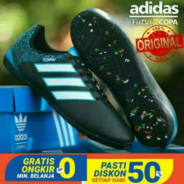 Jual Sepatu Futsal Adidas Predator Tango 184 Core Black White Ic Shopee Indonesia 6191