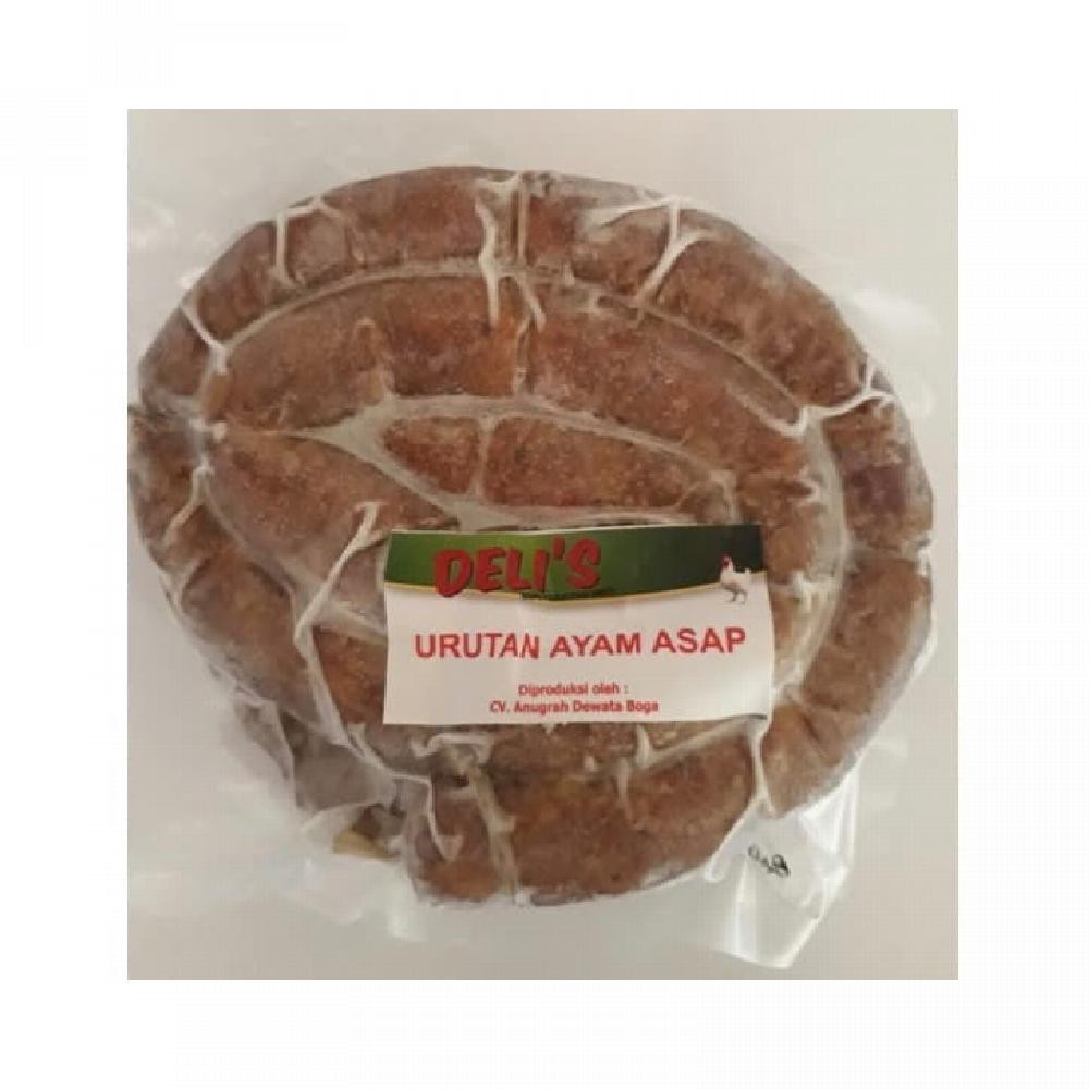 Jual URUTAN AYAM ASAP SOSIS AYAM ASAP KHAS BALI 500 GRAM | Shopee Indonesia