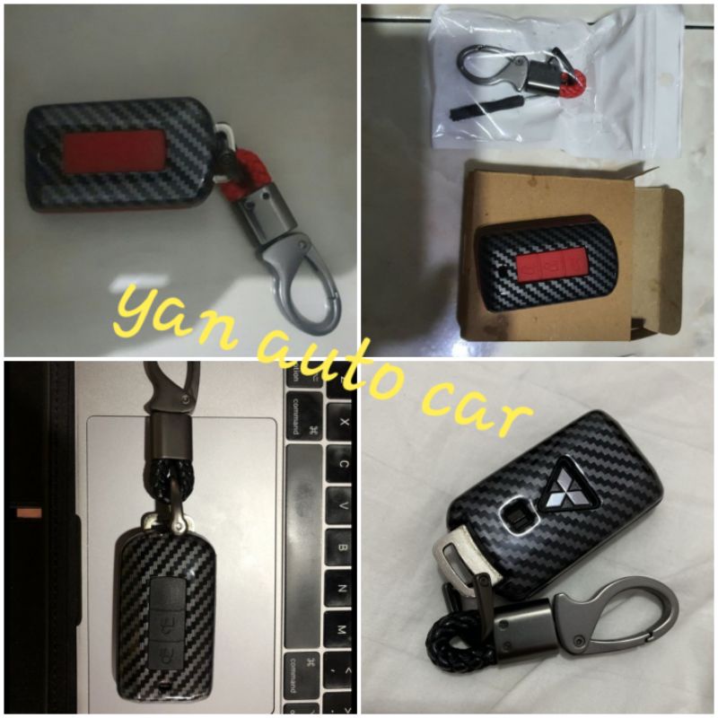Jual Casing Kunci Carbon Mitsubishi XPANDER All New PAJERO SPORT Key ...