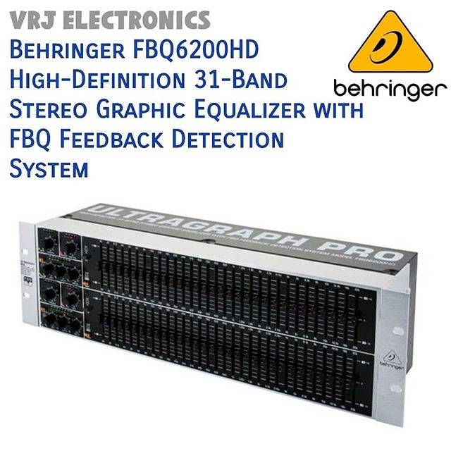 Jual Behringer FBQ6200HD 31Band Stereo Graphic Equalizer with FBQ