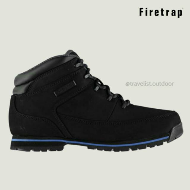 Jual Firetrap Rhino Boots black blue / sepatu gunung / sepatu safety