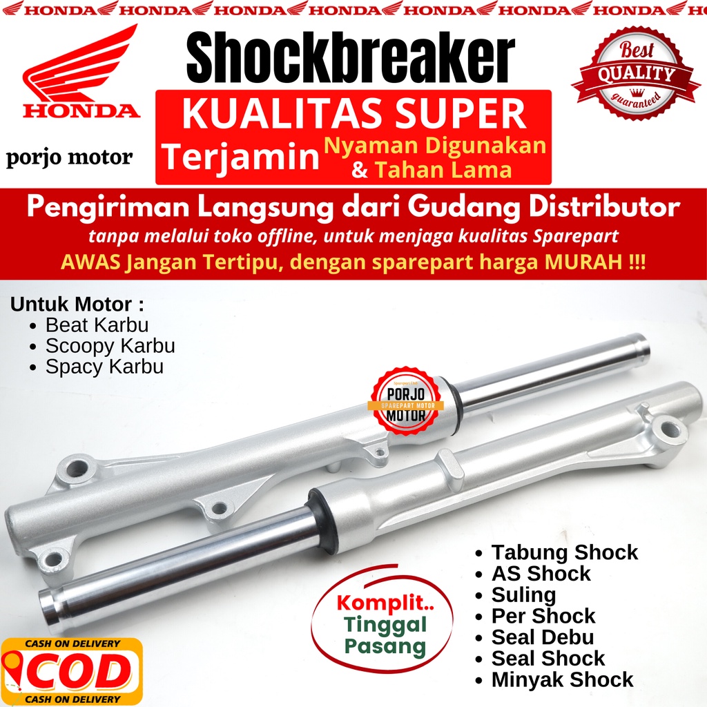 Jual Shock Depan Shockbreaker Depan Beat Karbu , Shock Depan Scoopy ...