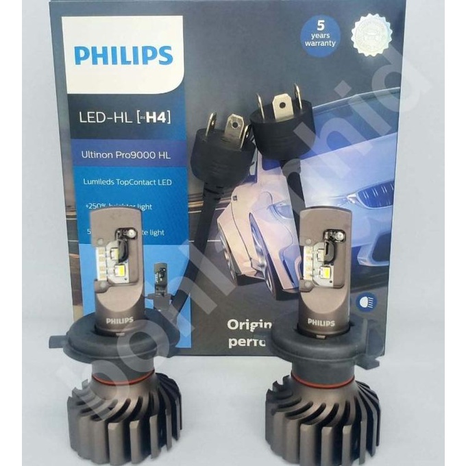 Jual Lampu Mobil Led Philips Ultinon Pro9000 Pro 9000 H4 New Xtreme ...