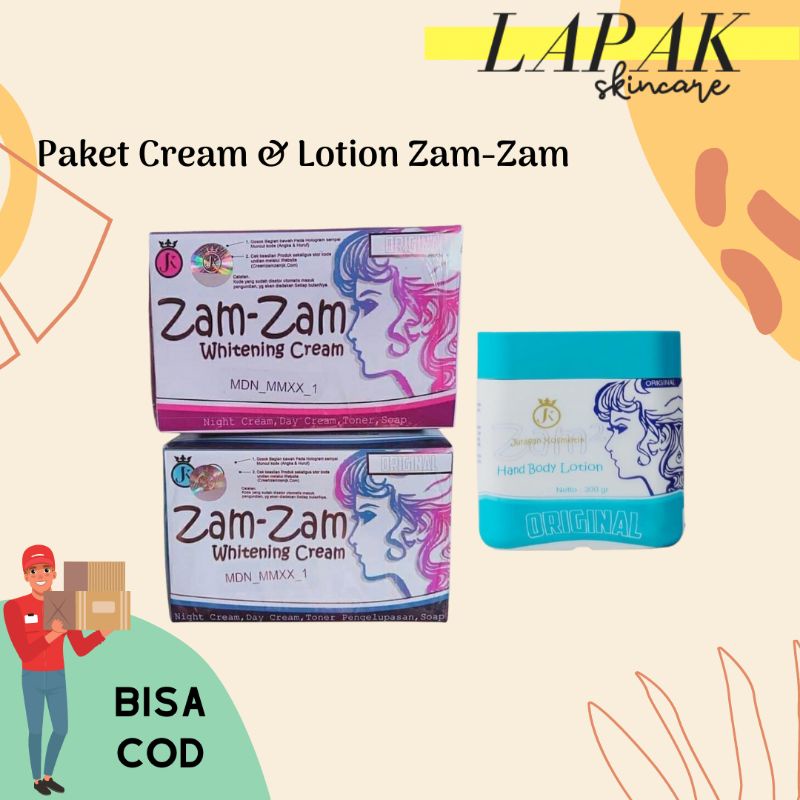 Jual Hand Body Lotion Cream Zam Zam JK Shopee Indonesia