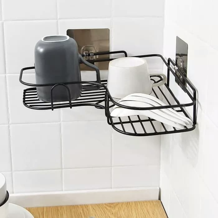 Jual Rak Dinding Gantung Floating Rack Tempat Bumbu Dapur / Rak Dapur ...