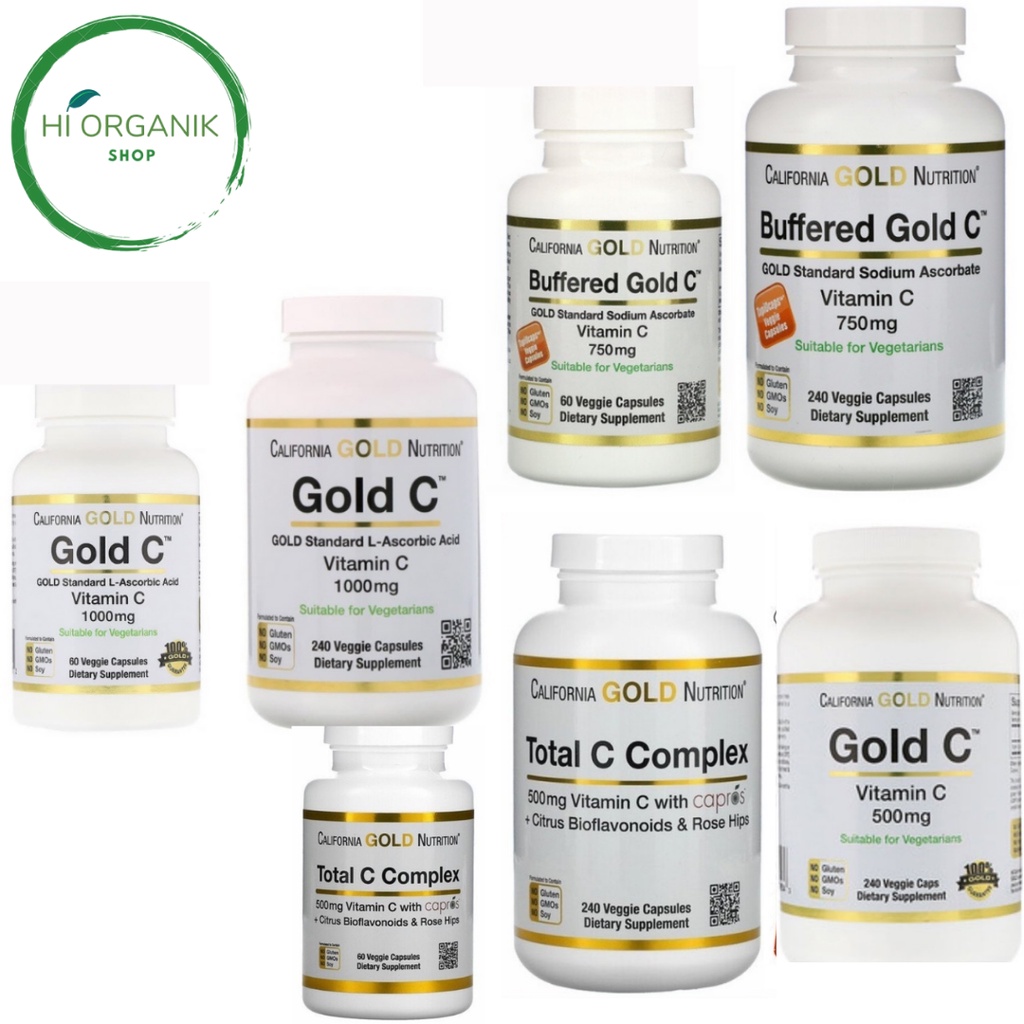 Jual California Gold Nutrition Gold C Vitamin C 1000 mg 240 Vcaps ...