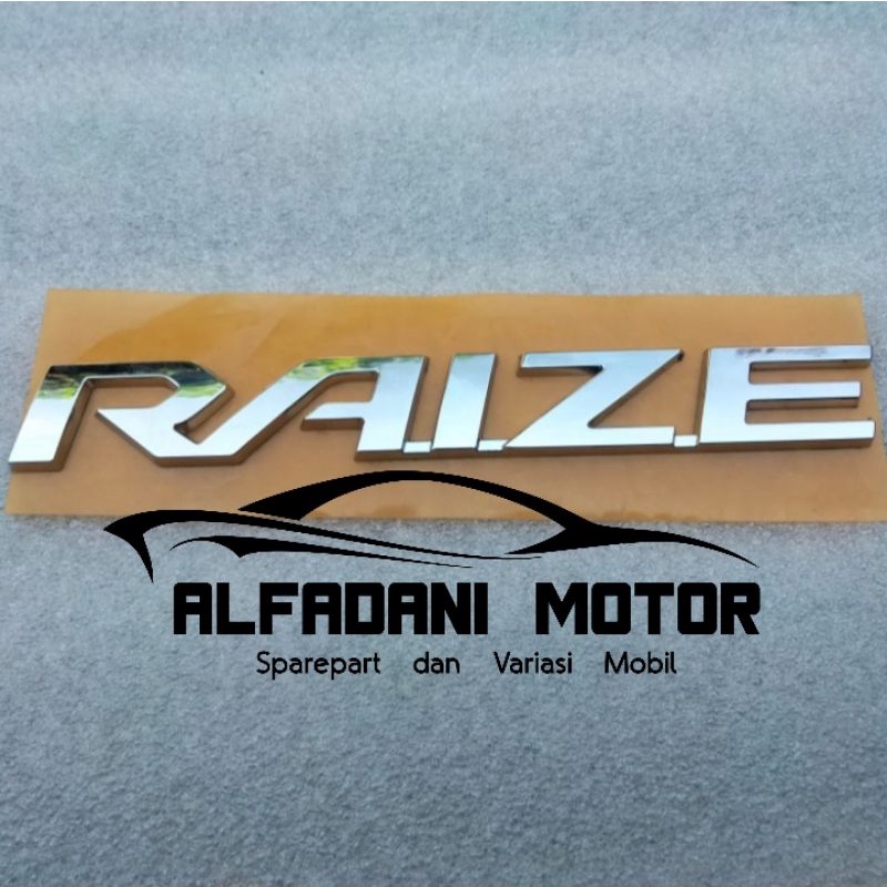 Jual logo emblem tulisan toyota RAIZE ORIGINAL | Shopee Indonesia