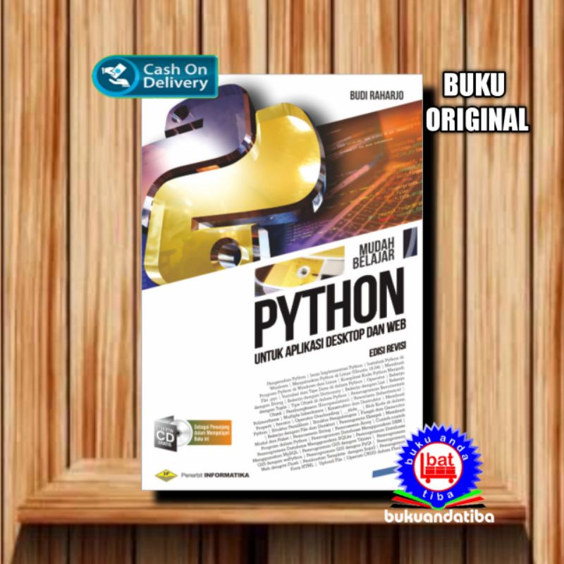 Jual MUDAH BELAJAR PYTHON UNTUK APLIKASI DESKTOP DAN WEB + CD - BUKU ...