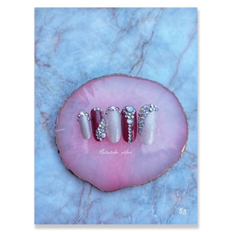 Jual kuku palsu wedding nail art korean jepang nailart Shopee Indonesia