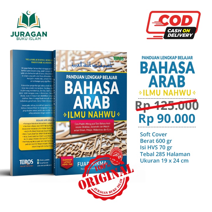 Jual Panduan Lengkap Belajar Bahasa Arab Ilmu Nahwu - Turos | Shopee ...