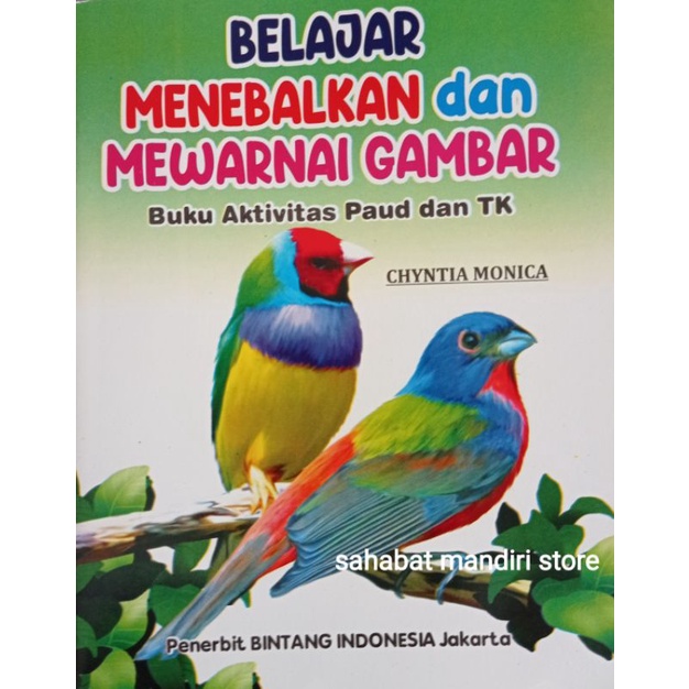 Jual Buku Belajarenebalkan Dan Mewarnai Gambar Buku Aktivitas Tk Paud ...