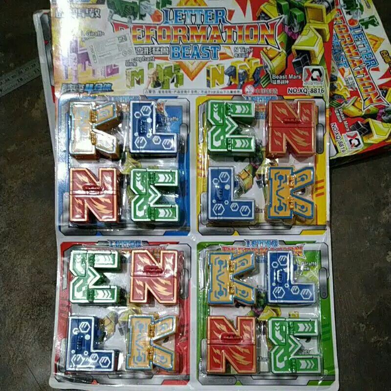 Jual Mainan Robot Angka n Huruf untuk anak | Shopee Indonesia