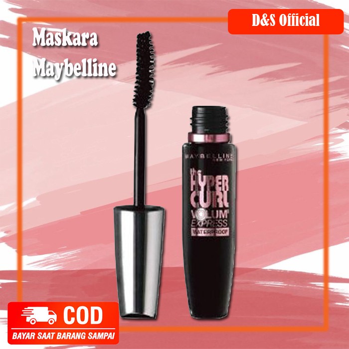 Jual Mascara Hypercurl Maybelline Black Maskara Waterproof Shopee Indonesia 0190