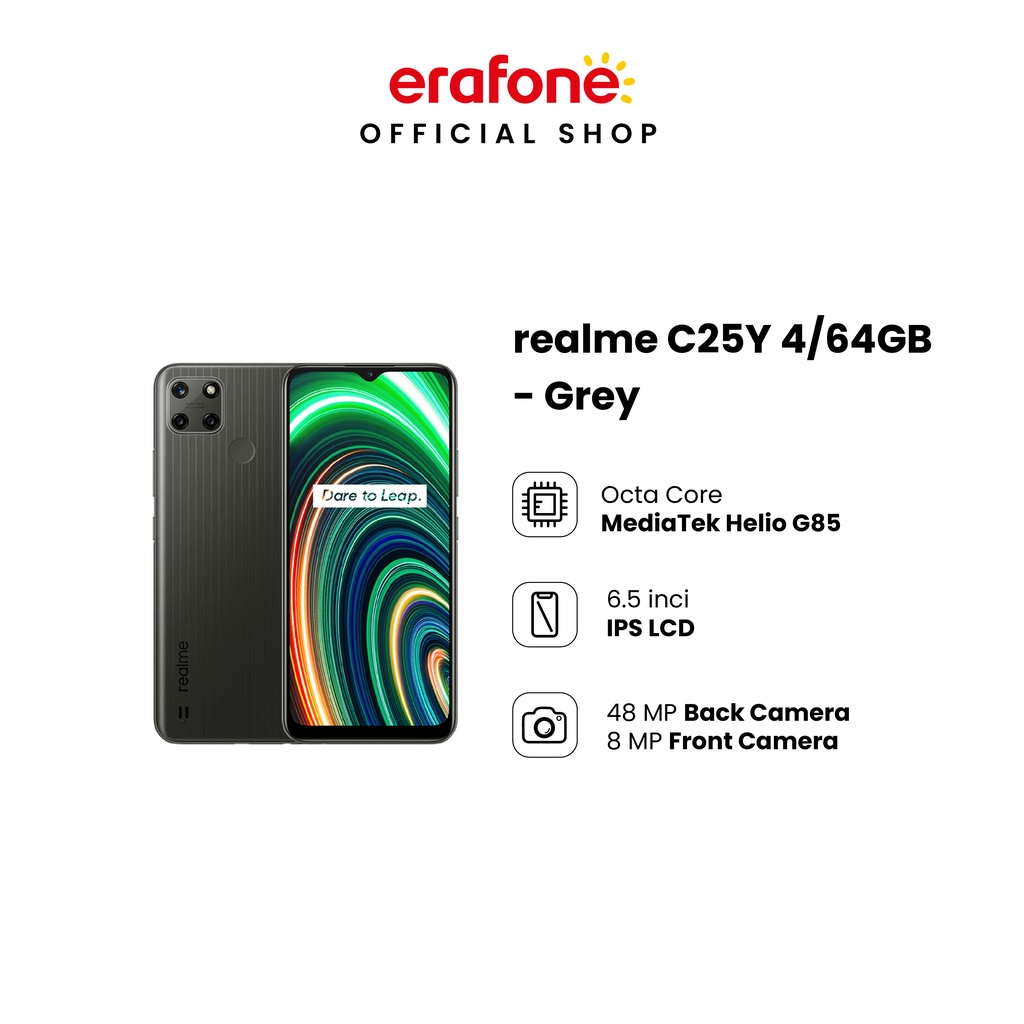 Jual realme C25Y 4/64GB - Grey | Shopee Indonesia