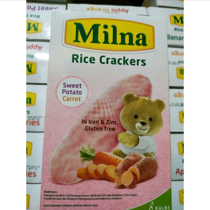 Jual MILNA RICE CRACKERS APO/BBS/SPC 20gr | Shopee Indonesia