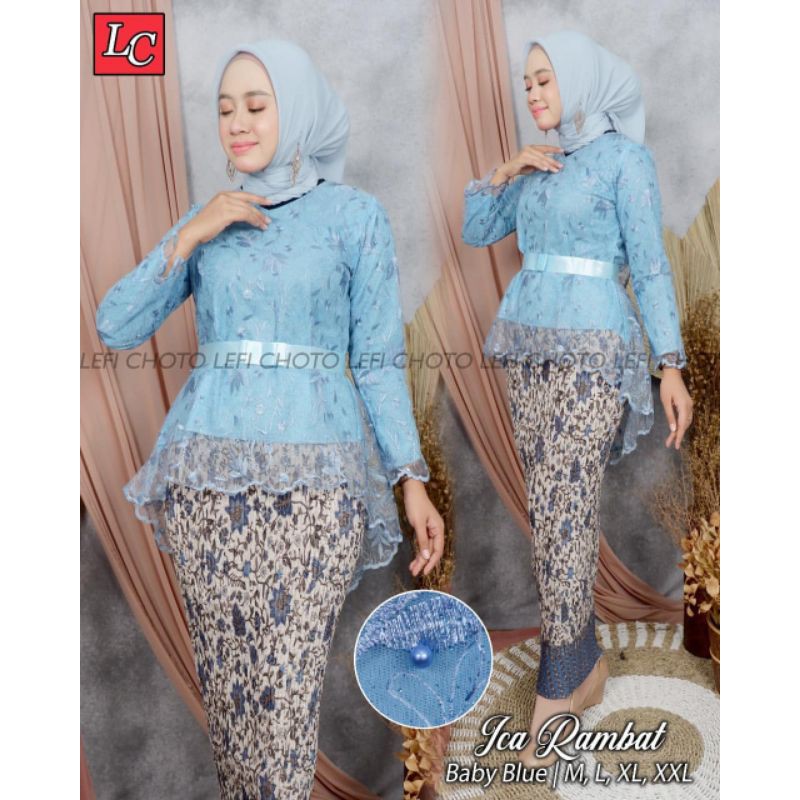 Kebaya baby sale blue hijab