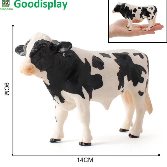Jual aneka mainan miniatur hewan ternak farm animal sapi ayam babi kuda ...