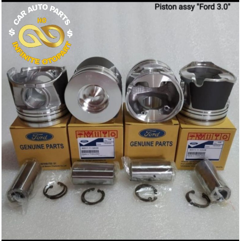 Jual PISTON ASSY PISTON SET FORD RANGER 3.0 3000CC TYPE ORI BERGARANSI ...