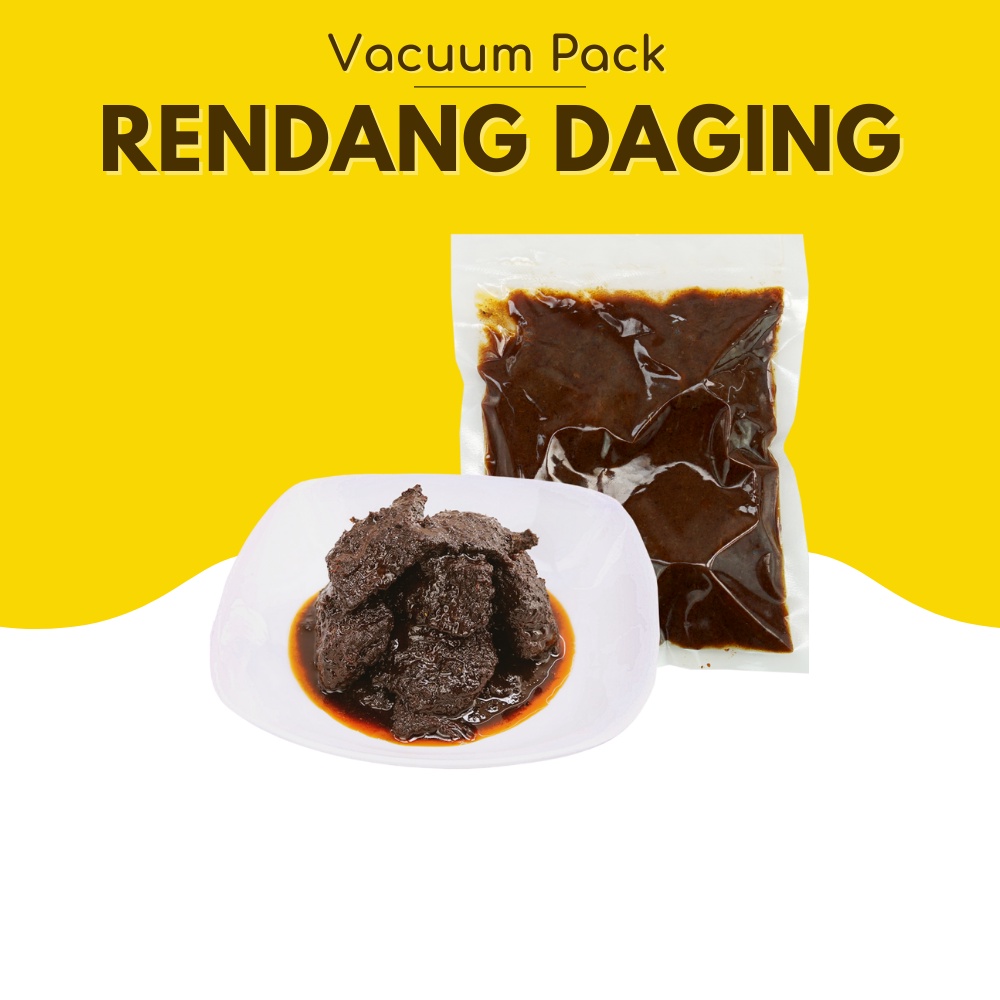 Jual Sepiring Padang - RENDANG DAGING VACUUM PACK | Shopee Indonesia