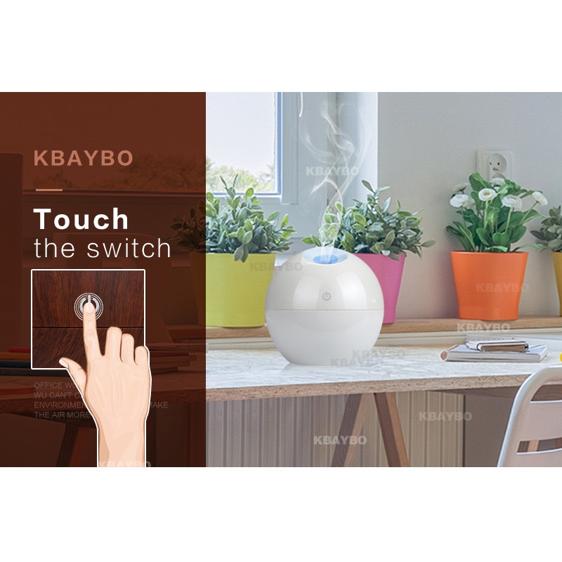 Jual (BISA INSTANT/COD) Mini Air Humidifier Diffuser Aromaterapi 130ML ...